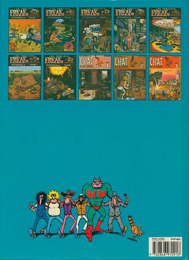 Verso de l'album Super Phacochère Tome 1