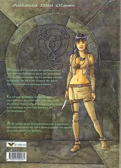 Verso de l'album Les Terres elfiques Tome 1 Aulonia Dün Olwen
