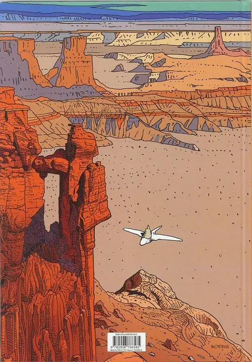 Verso de l'album Arzak L'Arpenteur