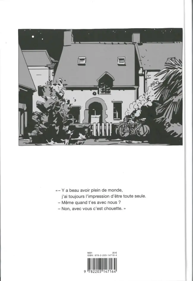 Verso de l'album Une soeur