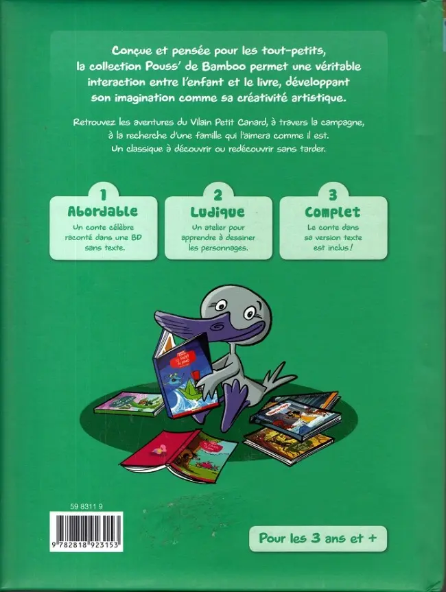 Verso de l'album Le Vilain petit canard
