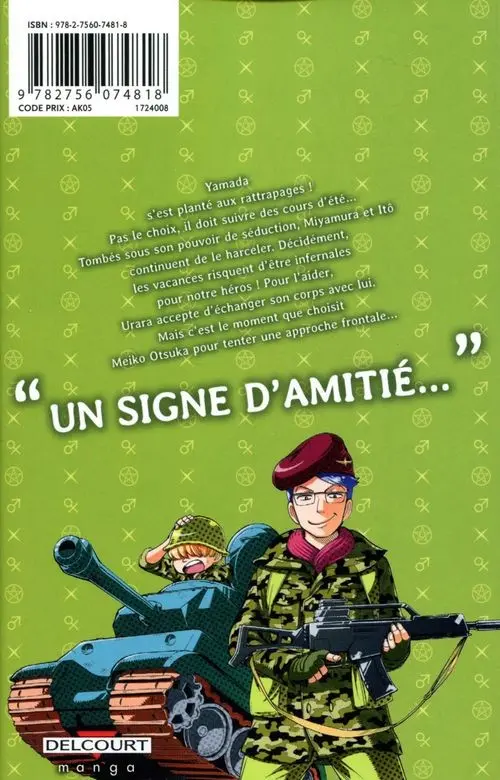Verso de l'album Yamada kun & the 7 Witches 4