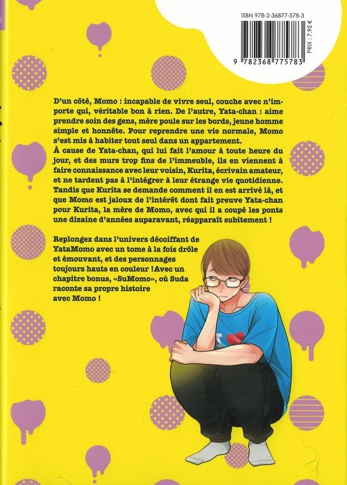 Verso de l'album Yata Momo 2