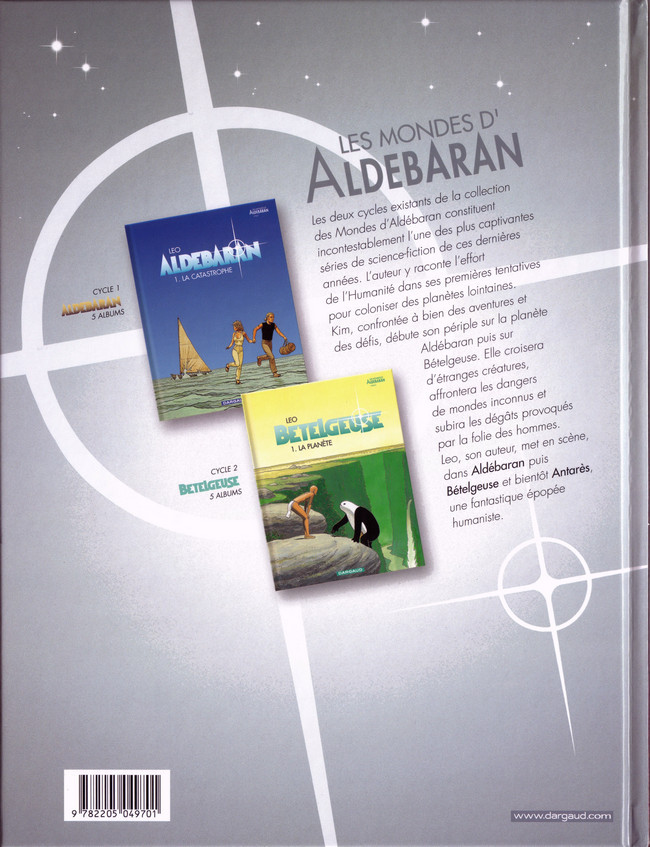 Verso de l'album Aldébaran Tome 4 Le groupe