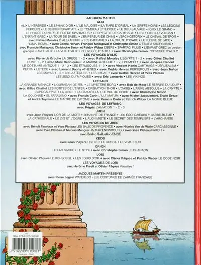 Verso de l'album Alix Tome 2 Le Sphinx d'or