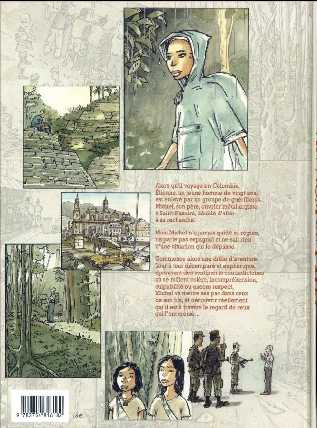 Verso de l'album Au nom du fils (Ciudad perdida)