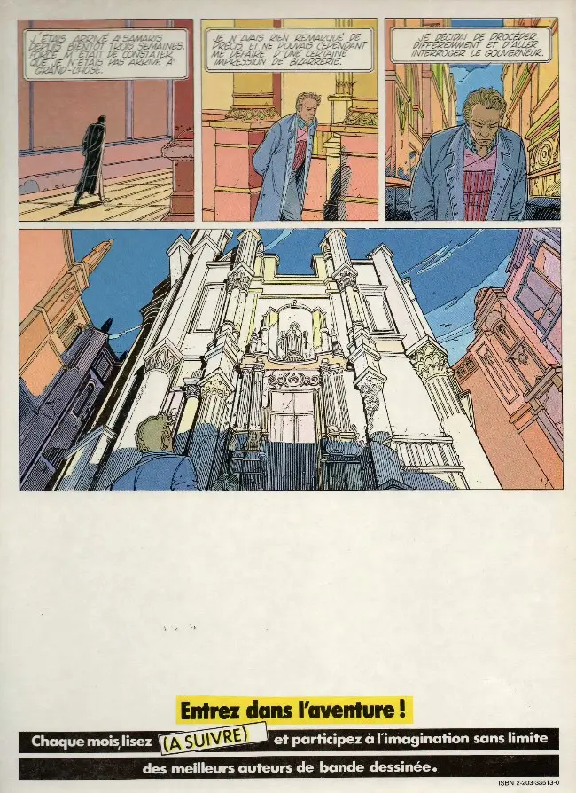 Verso de l'album Les Cités obscures Tome 1 Les murailles de Samaris