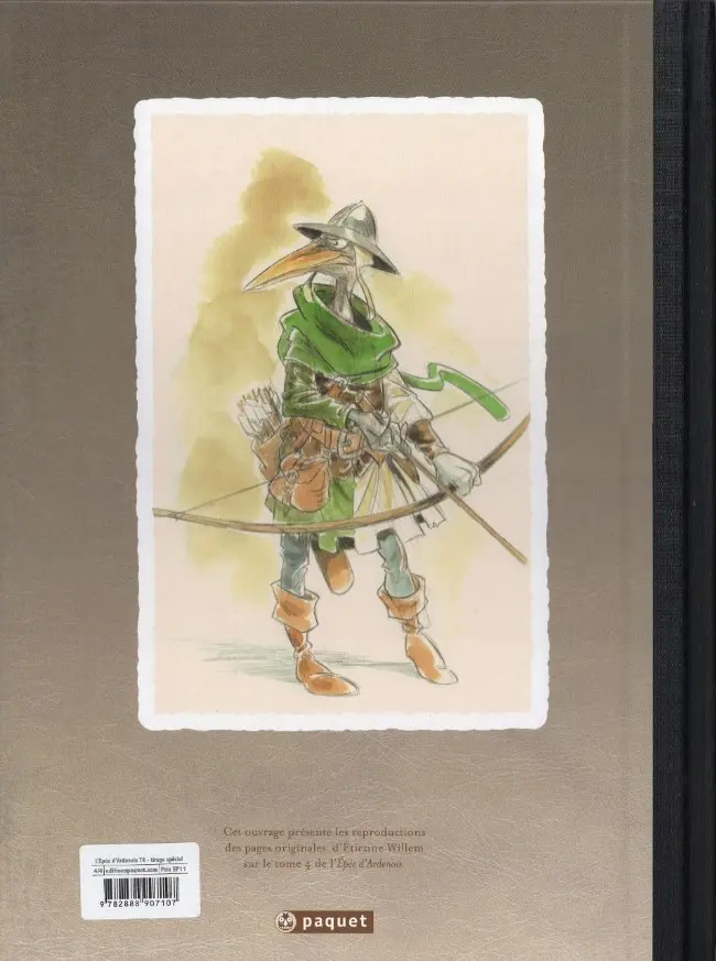Verso de l'album L'Épée d'Ardenois Tome 4 Nuhy