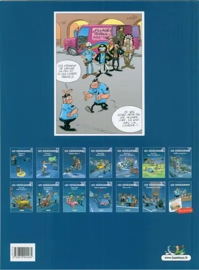 Verso de l'album Les Gendarmes Tome 9 Un homme donneur !