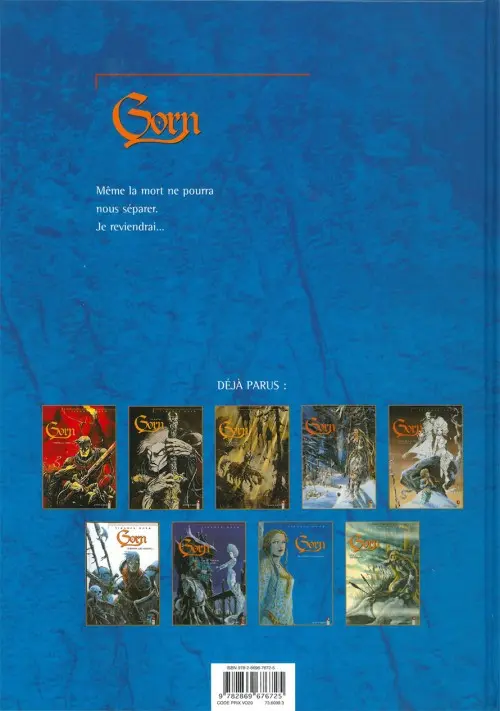 Verso de l'album Gorn Tome 7 La chute de l'ogre