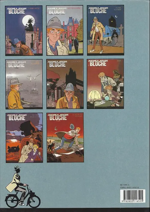 Verso de l'album Jérôme K. Jérôme Bloche Tome 3 À la vie, à la mort