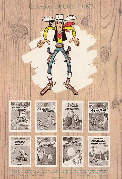 Verso de l'album Lucky Luke Tome 7 L'Elixir du Docteur Doxey