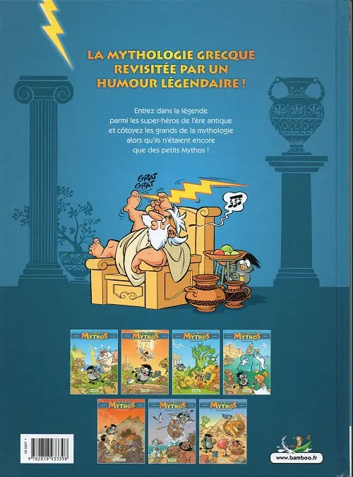 Verso de l'album Les Petits Mythos Tome 5 Détente aux enfers