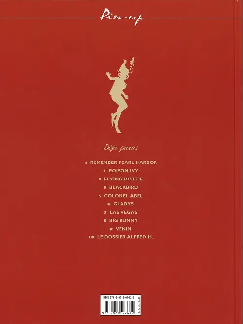 Verso de l'album Pin-up 9 Venin