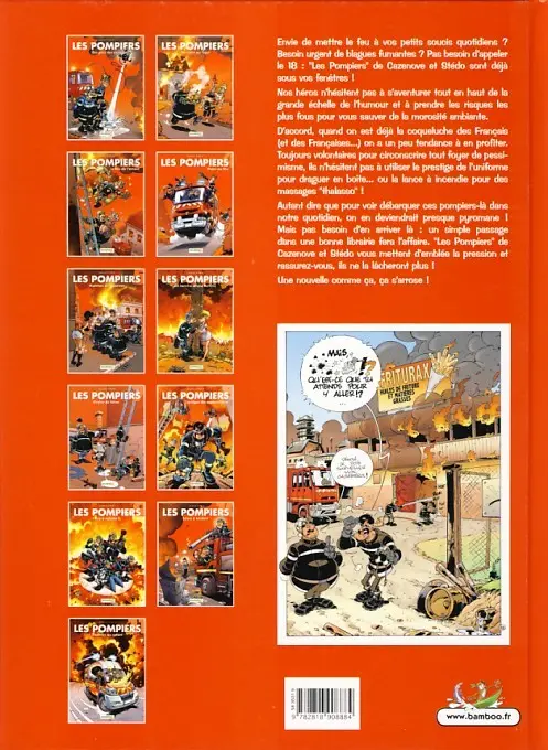 Verso de l'album Les Pompiers Tome 5 Hommes des casernes