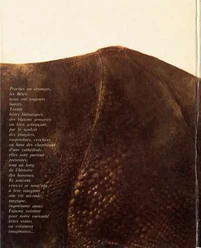 Verso de l'album Bestiaire insolite