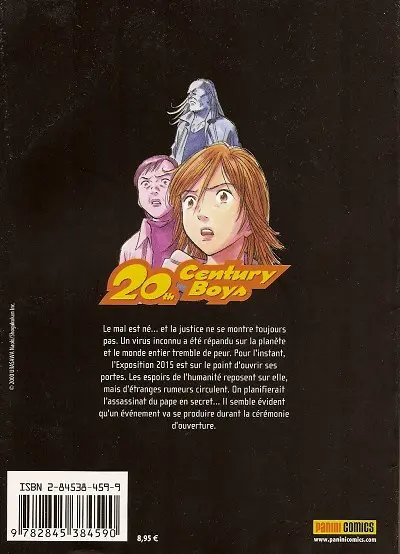 Verso de l'album 20th Century Boys 15