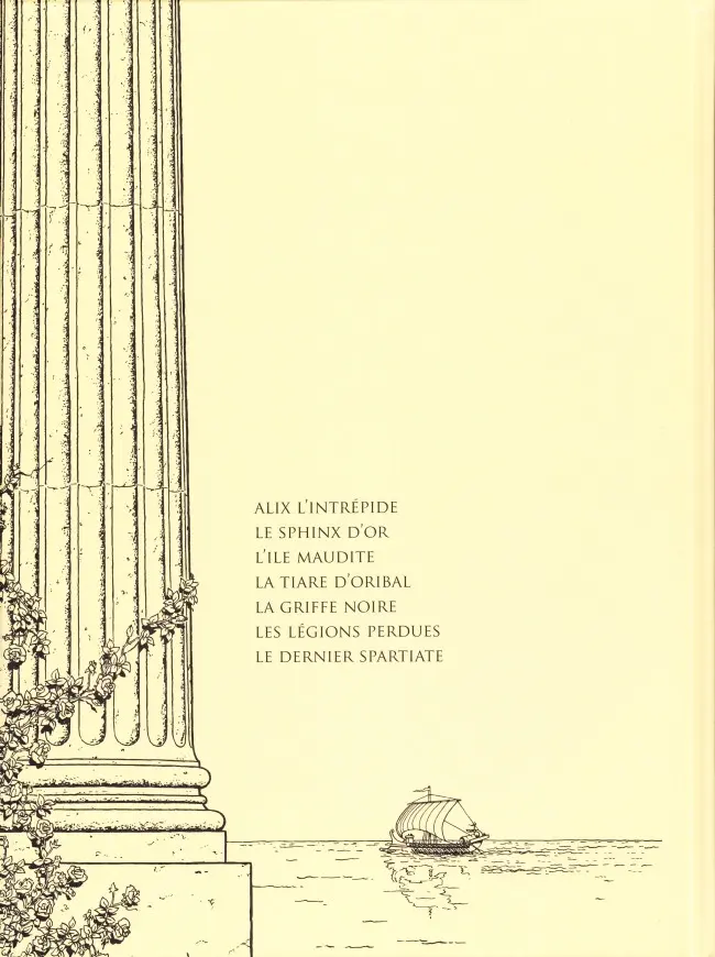 Verso de l'album Alix Les Premières Aventures Recueil 1