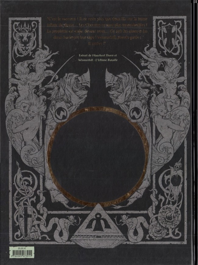 Verso de l'album Chroniques de la Lune Noire L'Intégrale V