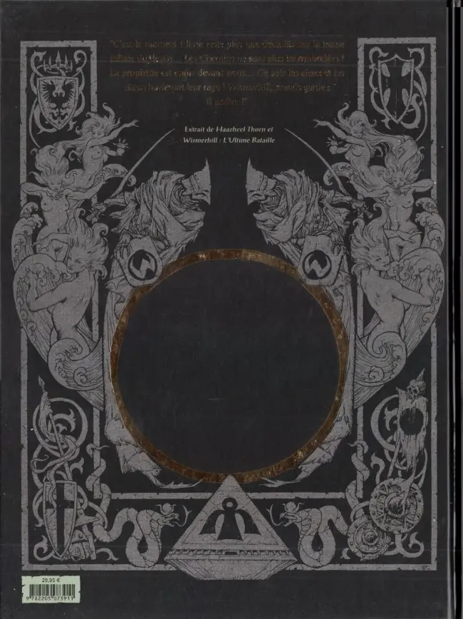 Verso de l'album Chroniques de la Lune Noire L'Intégrale V