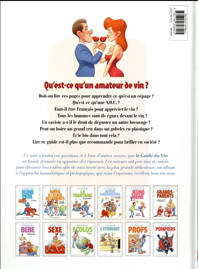Verso de l'album Le Guide Tome 49 Le guide du vin