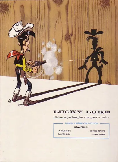 Verso de l'album Lucky Luke Tome 35 Jesse James