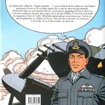 Verso de l'album Biggles présente... Le grand cirque
