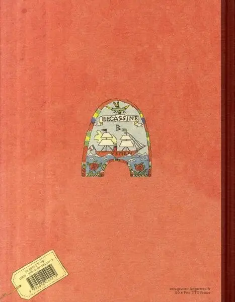Verso de l'album Bécassine Mes voyages par Bécassine