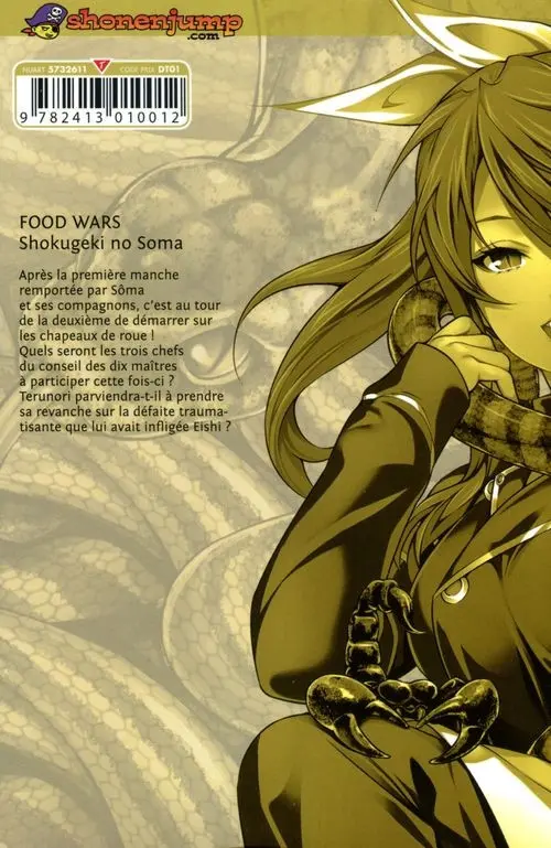 Verso de l'album Food Wars ! 26