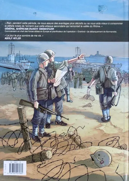 Verso de l'album Bleu blanc sang Tome 1 Provence, août 1944