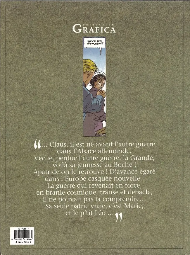Verso de l'album Le Boche L'Intégrale