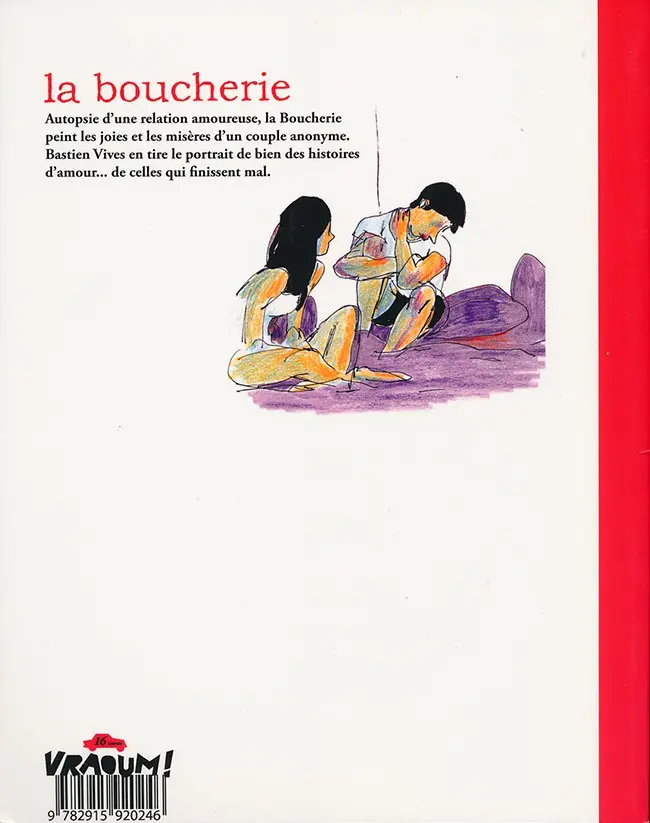 Verso de l'album La Boucherie