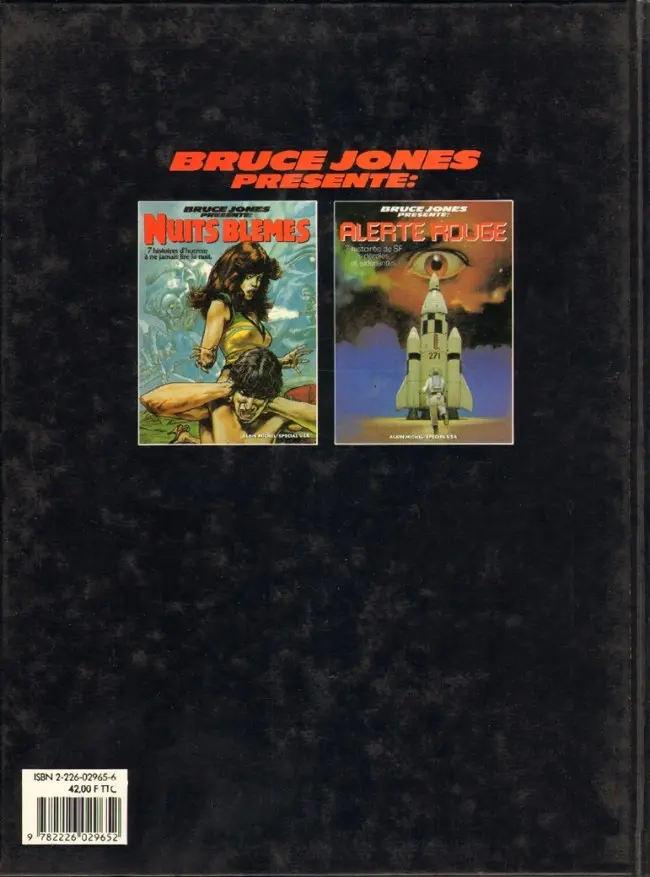 Verso de l'album Bruce Jones présente Tome 3 Zone interdite