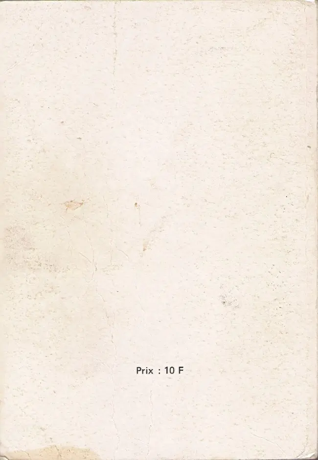 Verso de l'album Strange - Spécial Origines Album N° 1