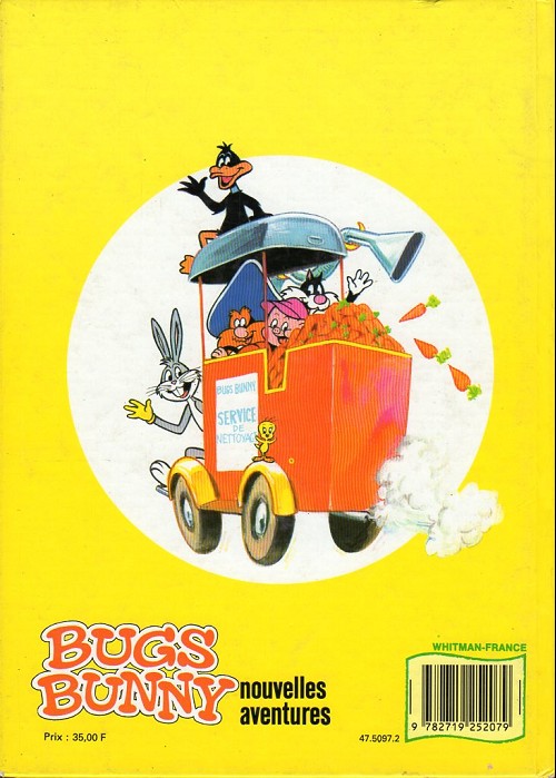 Verso de l'album Bugs Bunny Whitman-France Bugs Bunny - Nouvelles aventures