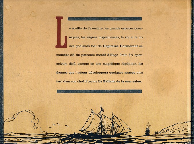 Verso de l'album Capitaine Cormorant Capitaine Cormorant et autres histoires