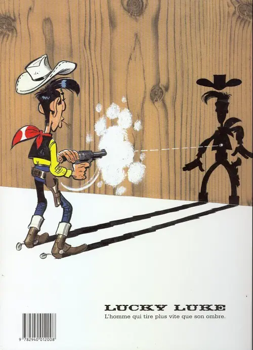 Verso de l'album Lucky Luke Tome 60 L'amnésie des Dalton