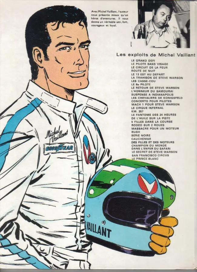 Verso de l'album Michel Vaillant Tome 27 Dans l'enfer du safari