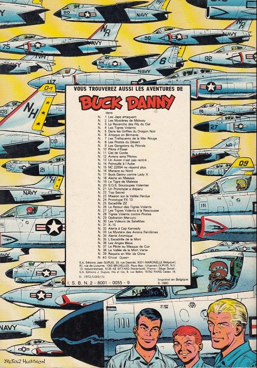 Verso de l'album Buck Danny Tome 18 Alerte en Malaisie