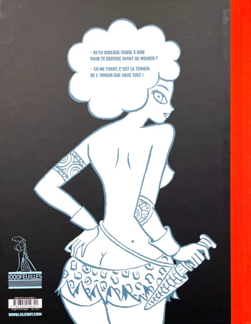 Verso de l'album L'Île aux Femmes