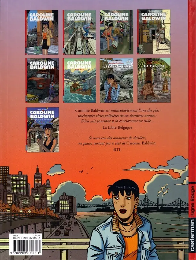 Verso de l'album Caroline Baldwin Tome 9 Rendez-vous à Katmandou