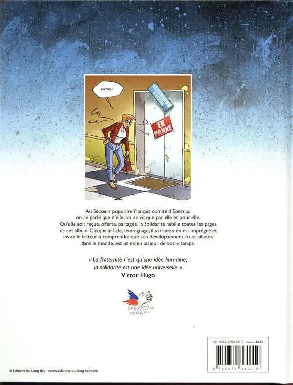 Verso de l'album Au secours - Le temps de la solidarité