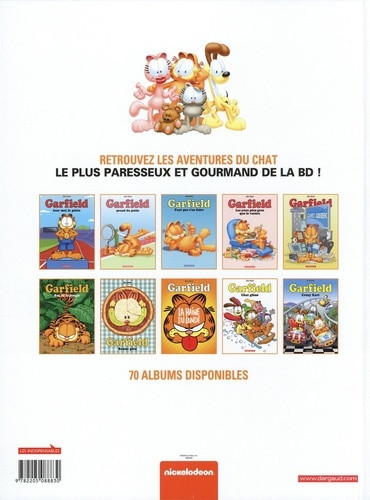 Verso de l'album Garfield Tome 3 Les yeux plus gros que le ventre