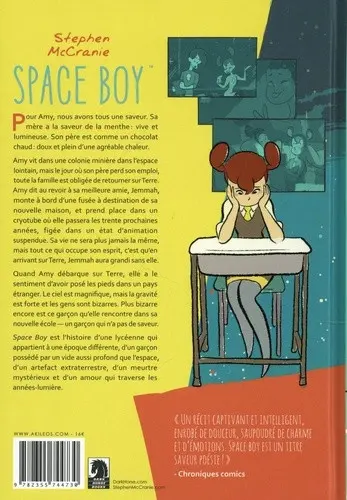 Verso de l'album Space Boy 1