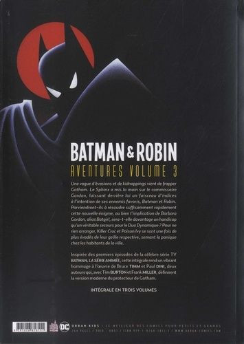 Verso de l'album Batman & Robin - Aventures Volume 3