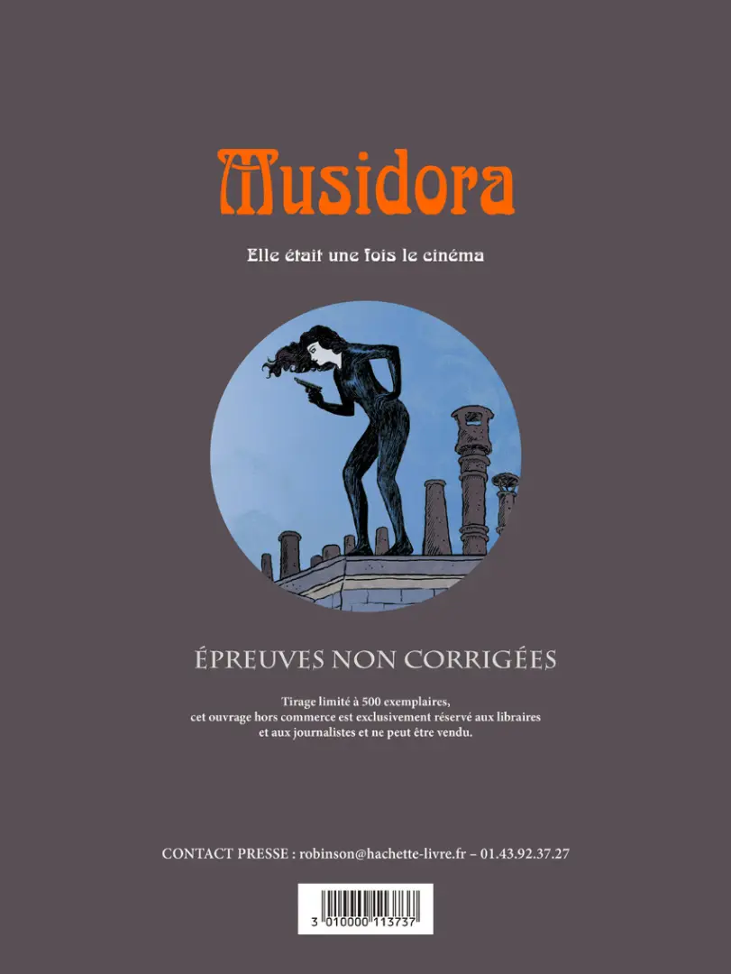 Verso de l'album Musidora Elle était une fois le cinéma