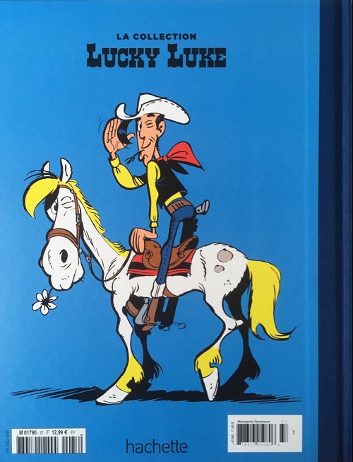Verso de l'album Lucky Luke La collection Tome 37 Hors-la-loi