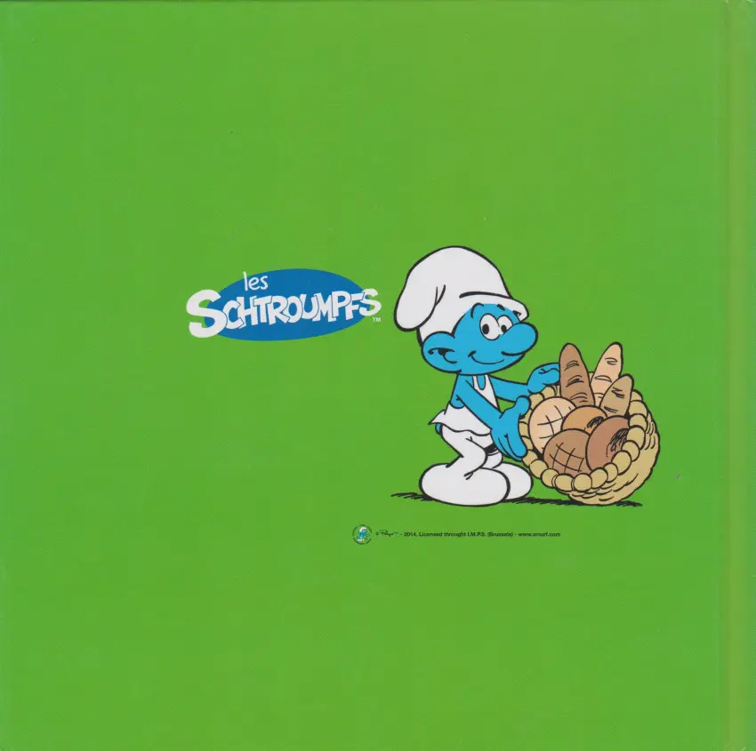 Verso de l'album Les schtroumpfs - À la découverte des métiers ! 14 Le Schtroumpf Boulanger