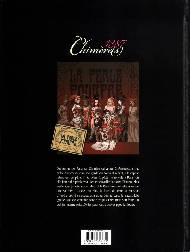 Verso de l'album Chimère(s) 1887 Tome 6 Nuit étoilée