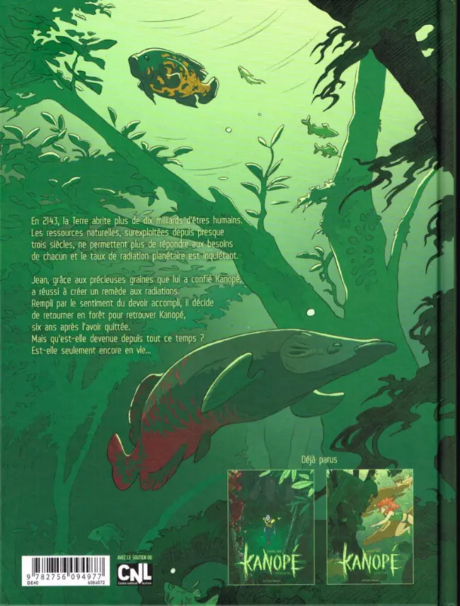 Verso de l'album Kanopé Tome 2 Héritage